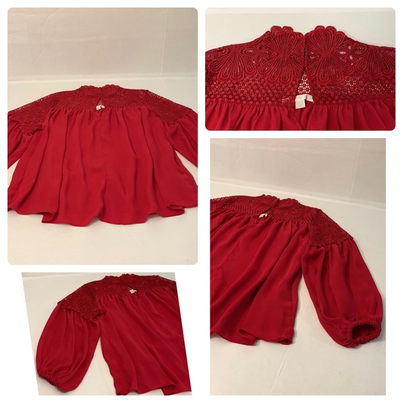 BOSTON PROPER Flowy Long Sleeve, Embroidered Blouse/Preowned - Picture 11 of 17